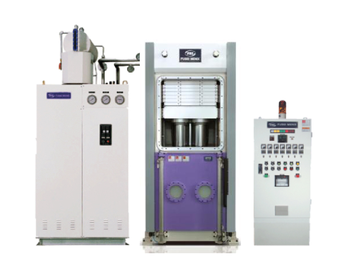 Vacuum hot press machine